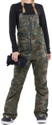 Volcom Women's Swift Bib Overall Pants (Closeout) - cloudwash camo