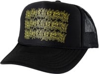 Welcome Beetlejuice Three Times Trucker Hat - black