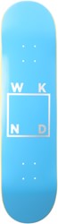 WKND Logo 8.0 Skateboard Deck - blue/silver