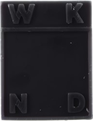 WKND SQ Logo Skate Wax - black