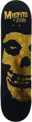 Zero Misfits Collage 8.25 Skateboard Deck - gold