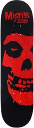 Zero Misfits Collage 8.5 Skateboard Deck - red